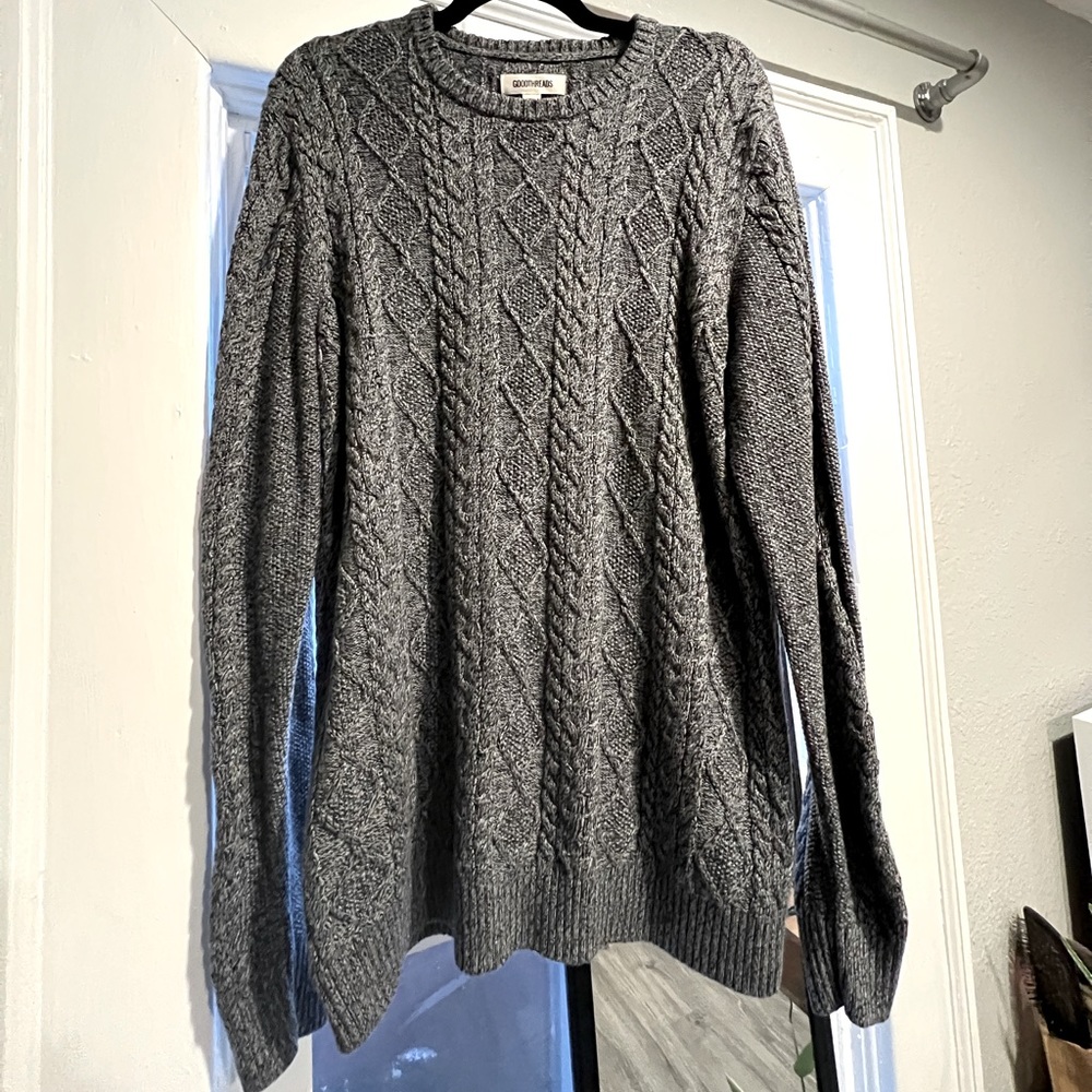 Goodthreads dark gray sweater - never worn